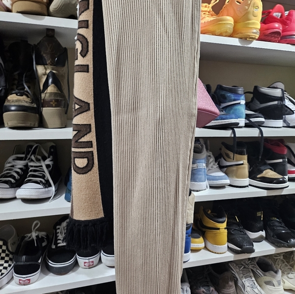 H&M beige color bodycon snug long dress - Picture 4 of 5